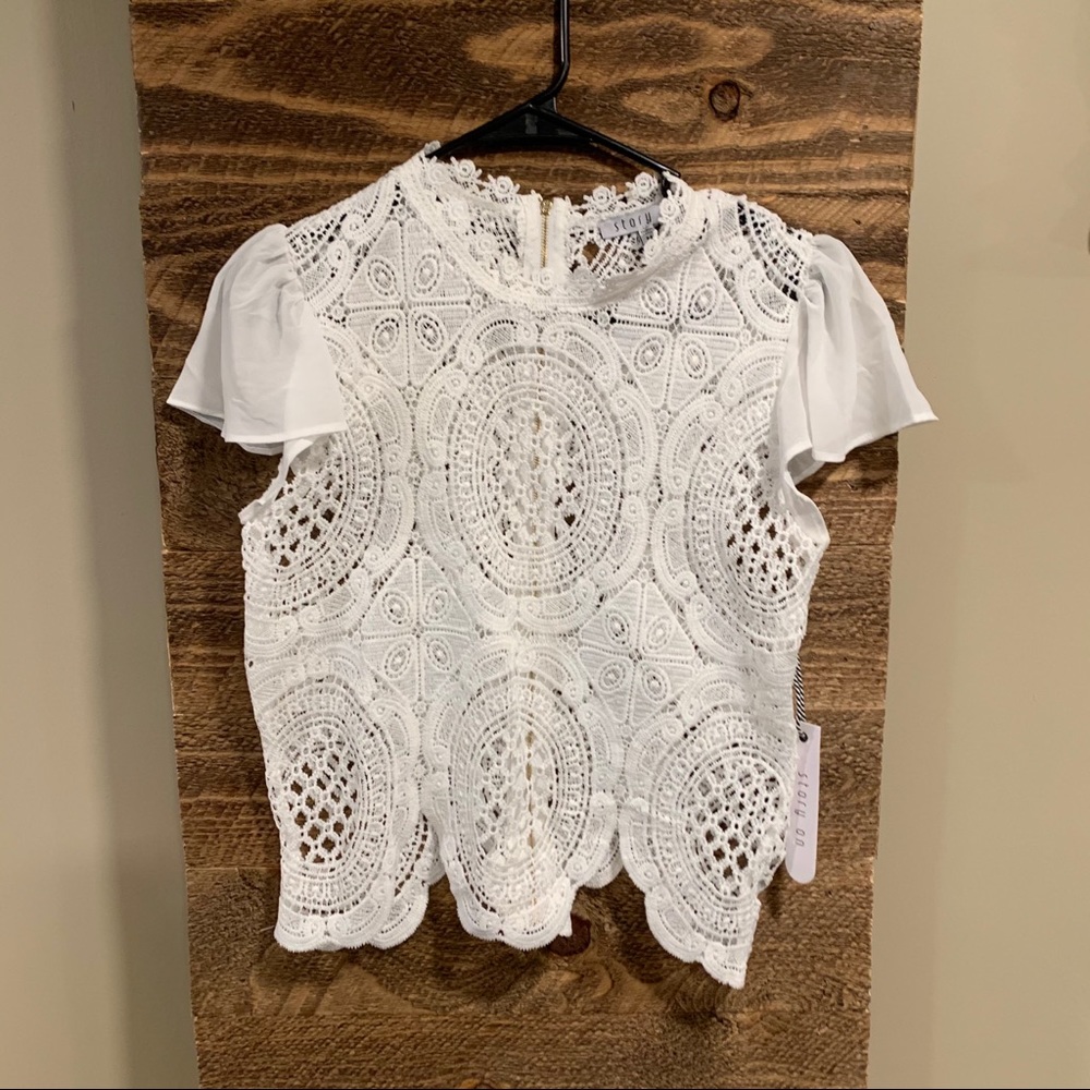 Eyelet Shirt - NEVER WORN!